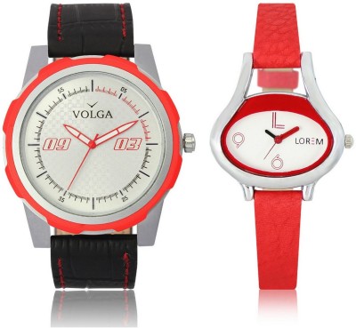 Shivam Retail VL42LR0206 New Latest Collection Leather Strap Boys & Girls Combo Watch  - For Men & Women   Watches  (Shivam Retail)