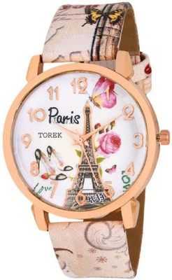 View SPINOZA paris eiffel tower leather belt pink butterfly upcoming style women Watch  - For Girls Wrist Watches Price Online(SPINOZA)