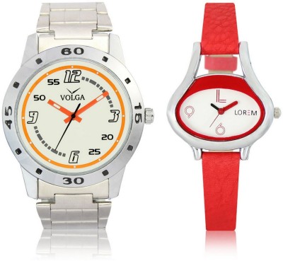 Shivam Retail VL04LR0206 New Latest Collection Leather Band Boys & Girls Combo Watch  - For Men & Women   Watches  (Shivam Retail)