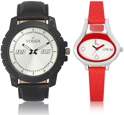View Shivam Retail VL38LR0206 New Latest Collection Leather Strap Boys & Girls Combo Watch  - For Men & Women Wrist Watches Price Online(Shivam Retail)