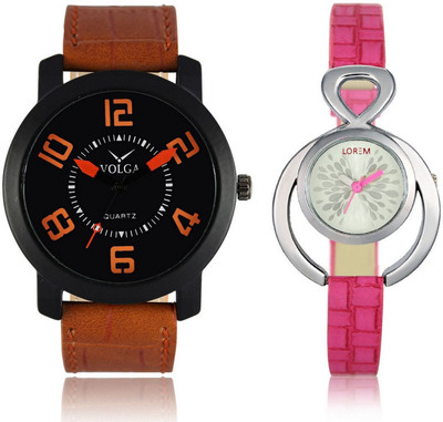 View Shivam Retail VL20LR0205 New Latest Collection Metal & Leather Strap Boys & Girls Combo Watch  - For Men & Women Wrist Watches Price Online(Shivam Retail)