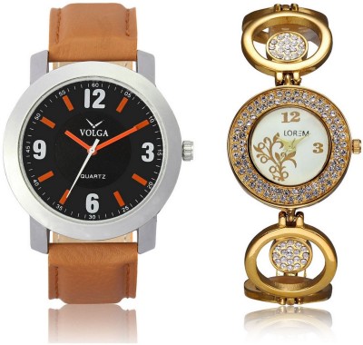 Shivam Retail VL28LR0204 New Latest Collection Metal & Leather Strap Boys & Girls Combo Watch  - For Men & Women   Watches  (Shivam Retail)