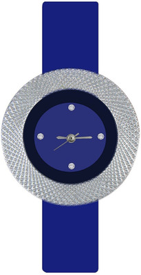 View SPINOZA round blue color unique taxture women Watch  - For Girls Wrist Watches Price Online(SPINOZA)