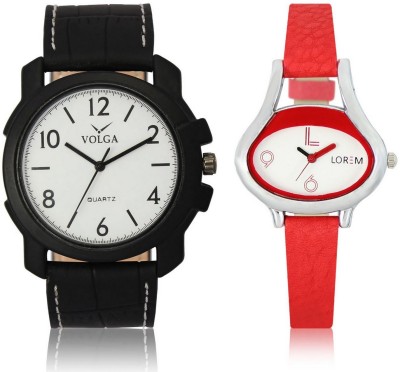 Shivam Retail VL13LR0206 New Latest Collection Leather Band Boys & Girls Combo Watch  - For Men & Women   Watches  (Shivam Retail)