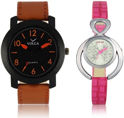 Shivam Retail VL19LR0205 New Latest Collection Metal & Leather Strap Boys & Girls Combo Watch  - For Men & Women   Watches  (Shivam Retail)