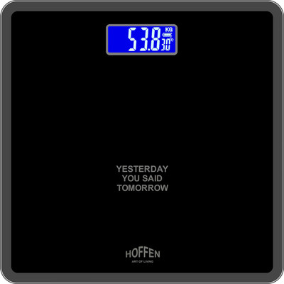 

HOFFEN Lite-Weight Digital Electronic Personal Health Body Weighing Scale(Black)