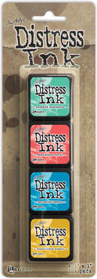 

Ranger Distress Mini Ink Pads 4/Pkg-