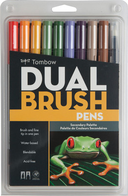 

Tombow Dual Brush Markers 10/Pkg-