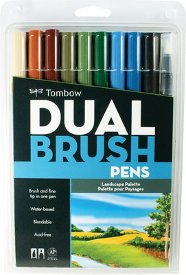 

Tombow Dual Brush Markers 10/Pkg-