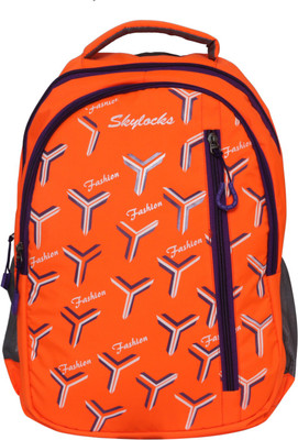 

Skylocks Trendy Backpack 25 L Laptop Backpack(Orange)
