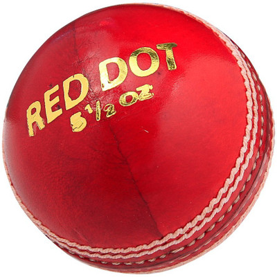 

DSC DSC C/Leather Ball Red Dot Cricket Leather Ball(Pack of 1, Red)