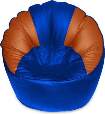 

Akhilesh Bean Bags & Furniture XXXL Bean Bag Cover (Without Beans)(Blue, Tan)