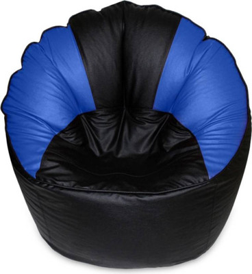 

Akhilesh Bean Bags & Furniture XXL Bean Bag Cover (Without Beans)(Blue, Black)