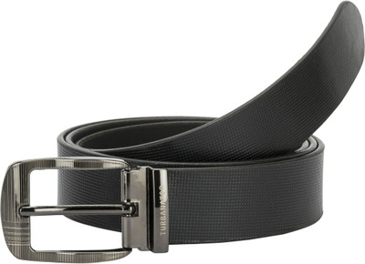 

TURBANATOR Men Black Genuine Leather Belt