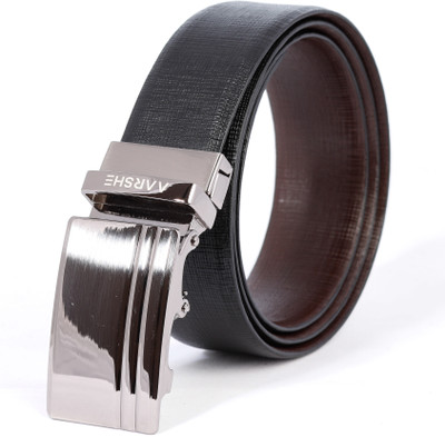 

AARSHE Men Casual, Formal Black, Brown Genuine Leather Reversible Belt