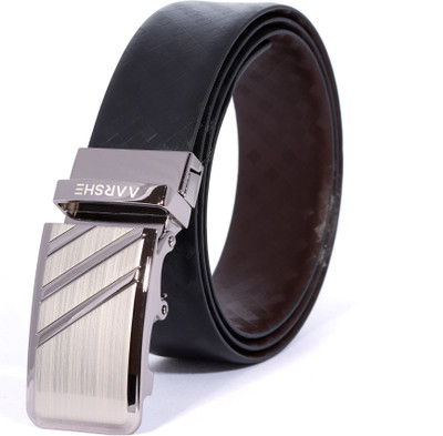 

AARSHE Men Casual, Formal Black, Brown Genuine Leather Reversible Belt