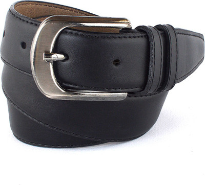 

Milky Way Men Casual, Party, Formal, Evening Black Genuine Leather Belt