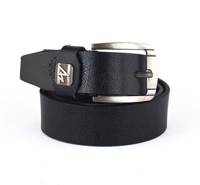 

Milky Way Men Casual, Party, Formal, Evening Black Genuine Leather Belt