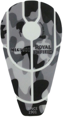 

Motopart Fuel Tank Sticker Pad (Grey-Black) Bike Tank Pad