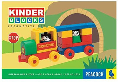 

Tingoking KB Locomotive Block Construction(Multicolor)