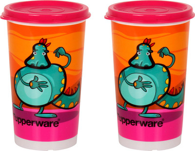 

Tupperware Tumbler (Pack of 2) 330 ml Shaker(Pack of 2, Multicolor)