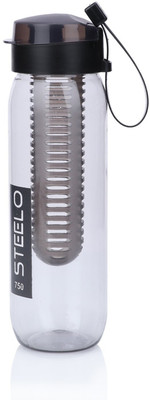 

Steelo Sante Infuser 750 750 ml Sipper(Pack of 2, Black)