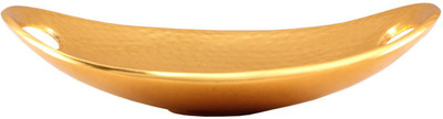 

IndianArtVilla Aluminium Bread Basket(Gold)