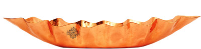 

IndianArtVilla Copper Bread Basket(Brown)
