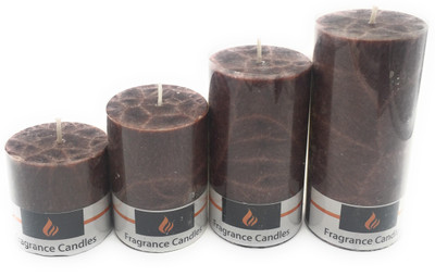 

AuraDecor Aromatheraphy Chocolate Fragrance Candle(Brown, Pack of 4)