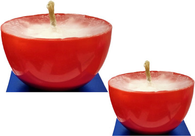 

Darling Toys Tea Light Wax Candle For Decoration - Set of 2 Candle(Red, Pack of 2)