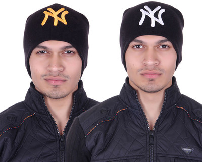 

Belmarsh Woolen Cap(Pack of 2, Black
