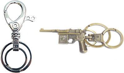 

MGP Fashion Car Bike Metal Couple Gift Locking with locking Key Chain ComboNo.219 Locking Key Chain(Multicolor)