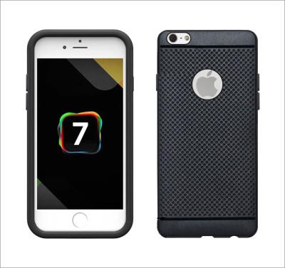 CASE CREATION Back Cover for Apple iPhone 7 Ultra Thin Perfect Fitting Dotted Premium Imported High quality 0.3mm Crystal Matte Finish Totu Silicone Transparent Flexible Soft Black Border Corner protection with TPU Slim Back Case Back Cover(Black, Dual Protection, Silicon, Pack of: 1)