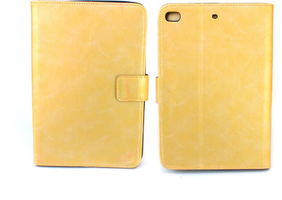 Fashion Flip Cover for Apple iPad Mini/Apple ipad Mini 2/Apple ipad Mini 3/Apple ipad Mini 4 -7.9"(Gold)