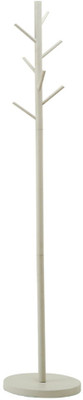 

Meded White Coat Stand Iron Floor Cloth Dryer Stand(White)