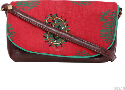 

Hepburnette Party Red Clutch