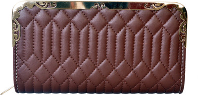 

Bagris Casual, Formal, Party Brown Clutch