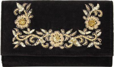 

D'oro Casual Black Clutch