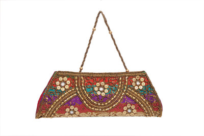 

kalakriti handicrafts Casual Red Clutch