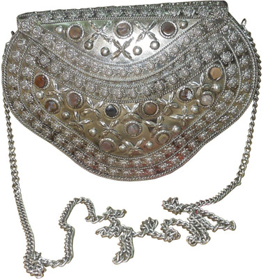 Spice Art Party Silver Clutch