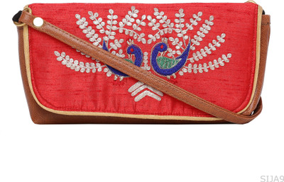 

Hepburnette Party Red Clutch