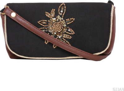 

Hepburnette Party Black Clutch