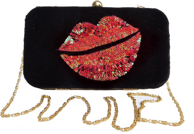 

Spice Art Party Black Clutch