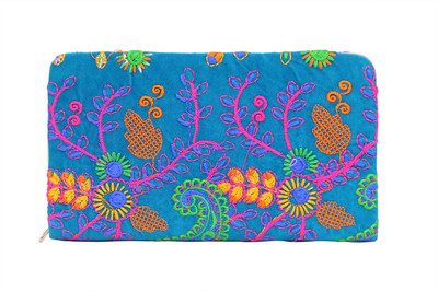 

kalakriti handicrafts Casual Blue Clutch