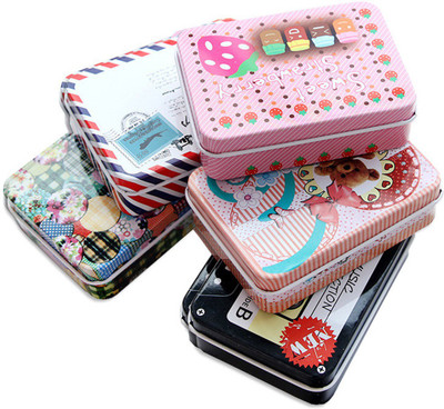 

Dragon 5 Pcs Assorted Design Multipurpose Storage Tin Coin Bank(Multicolor)