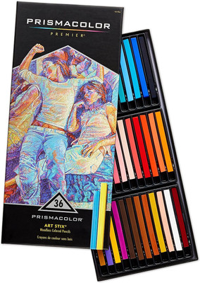 

Prismacolor Artstix Woodless Square Shaped Color Pencils(Set of 1, Multicolor)