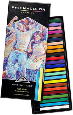 

Prismacolor Artstix Woodless Square Shaped Color Pencils(Set of 1, Multicolor)