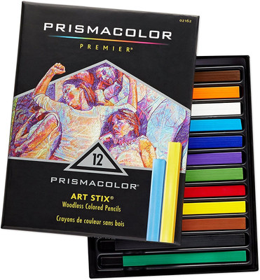 

Prismacolor Artstix Woodless Square Shaped Color Pencils(Set of 1, Multicolor)