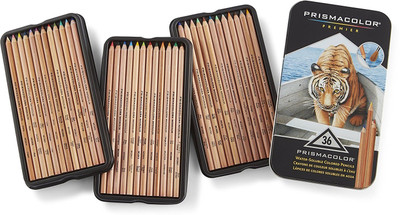 

Prismacolor Premier Water Soluble Round Shaped Color Pencils(Set of 1, Multicolor)