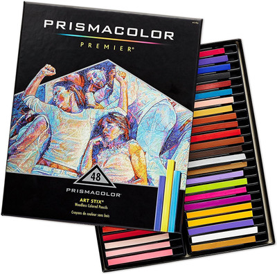 

Prismacolor Artstix Woodless Square Shaped Color Pencils(Set of 1, Multicolor)